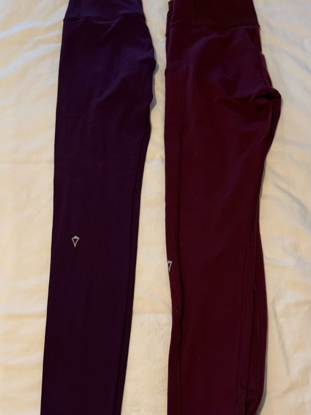 Ivivva by Lululemon Burgundy & Plum Athletic Leggings